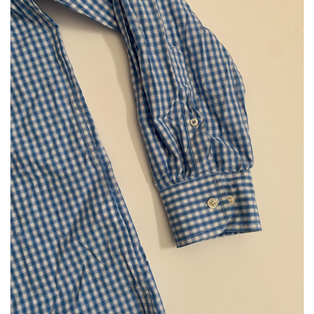 Izod Men's Size L Button Down Long Sleeve Essentials Check Regular Fit Shirt New - Picture 12 of 14